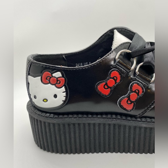 T.U.K. Hello Kitty limited edition mondo creepers size Us5 EU36 NWB - Picture 10 of 13